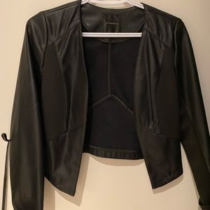 Faux leather jacket